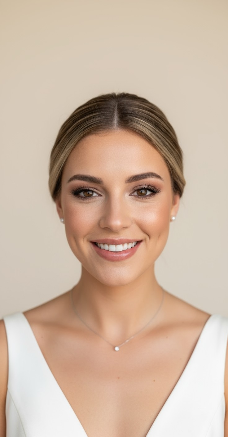 After Low Bun Hairstyle For Wedding